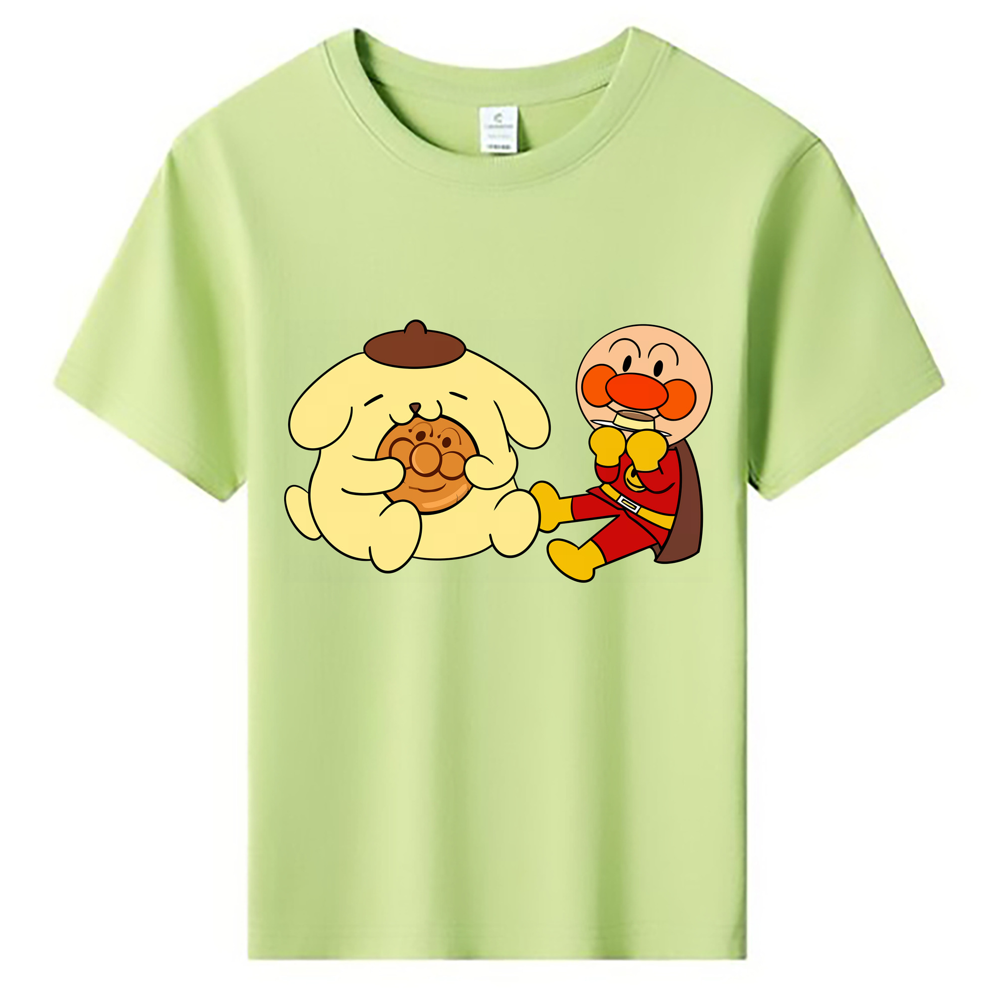 （画像用） アンパンマン Anpanman 綿100％キッズTシャツ（フロントプリント）